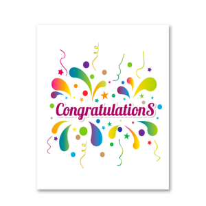 Standard Congratulation card