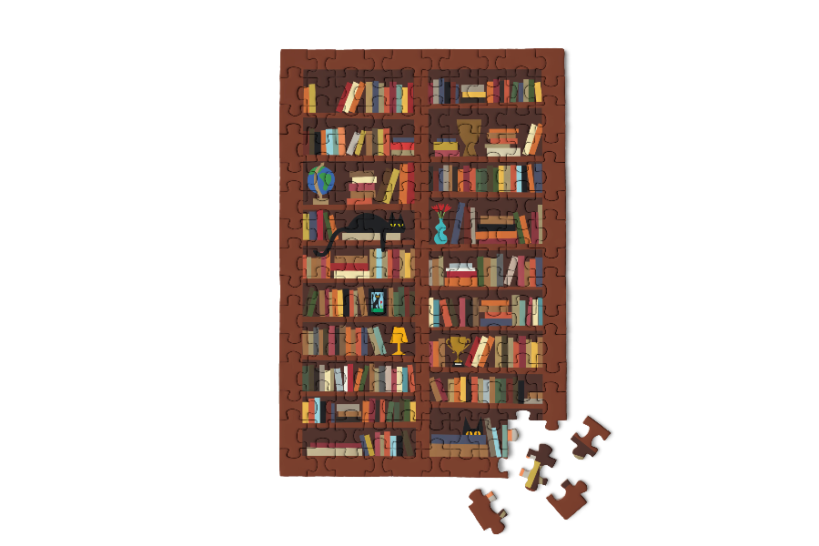 Bookcase Mini Jigsaw