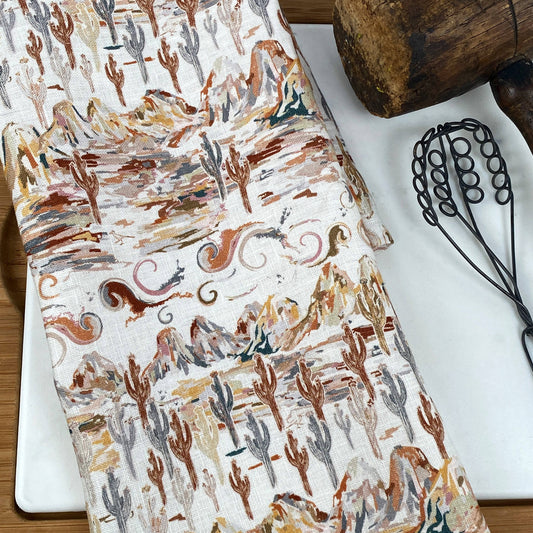 Linen Tea Towel, Painted Desert, Agate