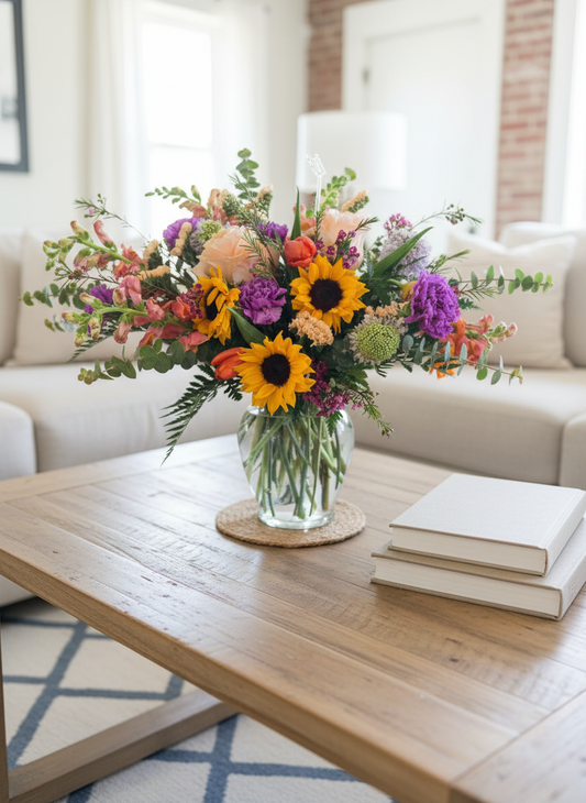 Golden Hour Sunflowers
