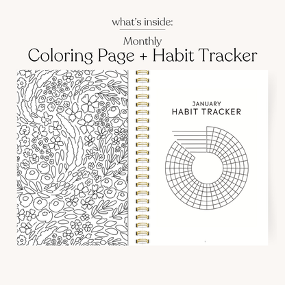 Pressed Floral 2026 Yearly Planner