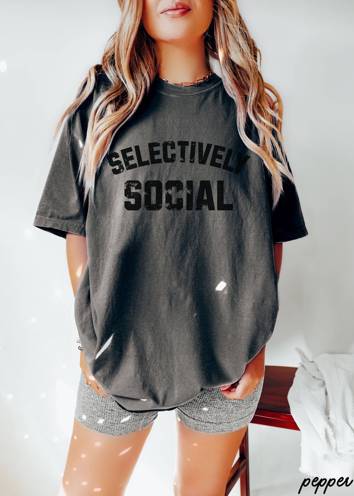 Selectively Social Tee