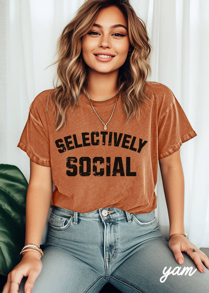 Selectively Social Tee