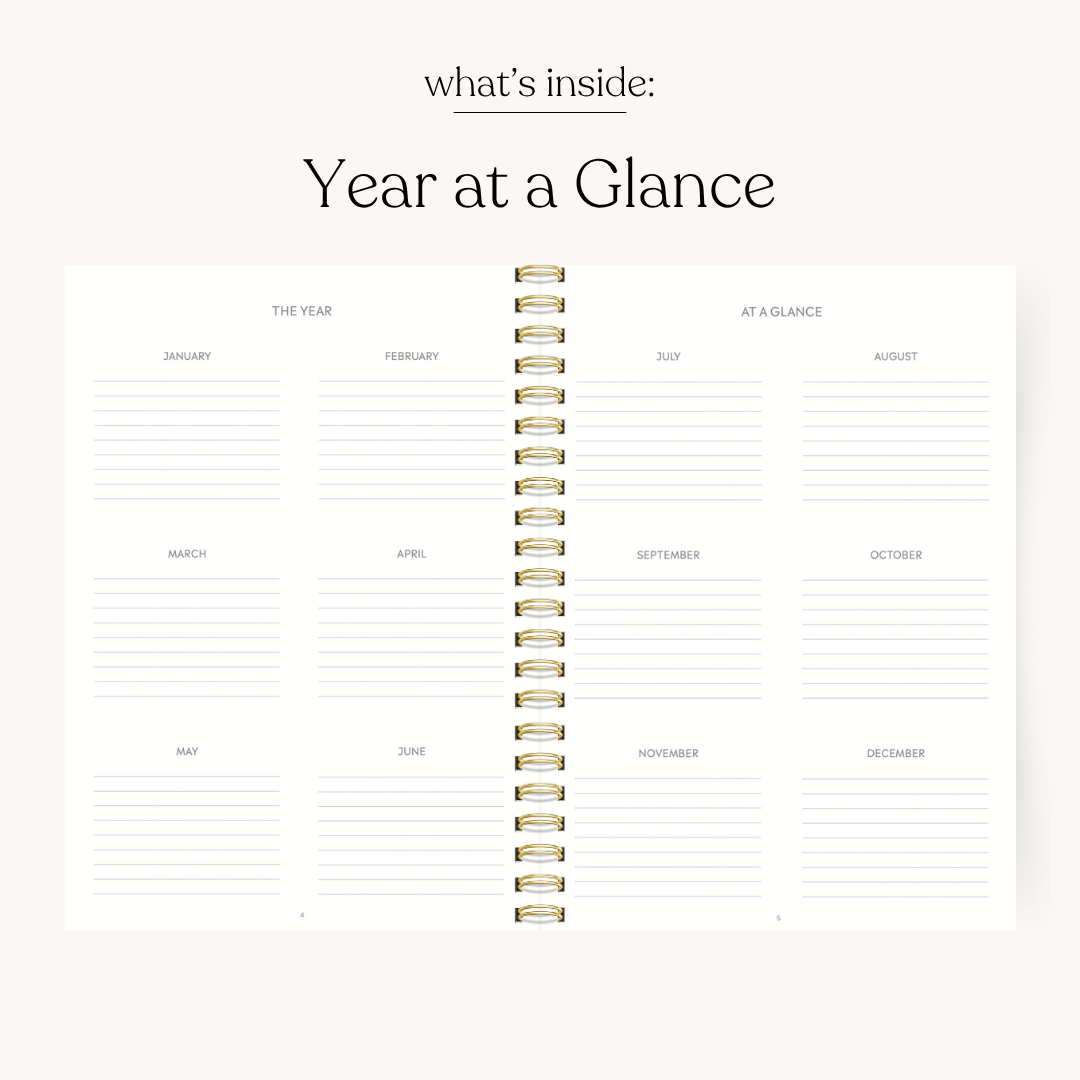 Porcelain 2026 Yearly Planner