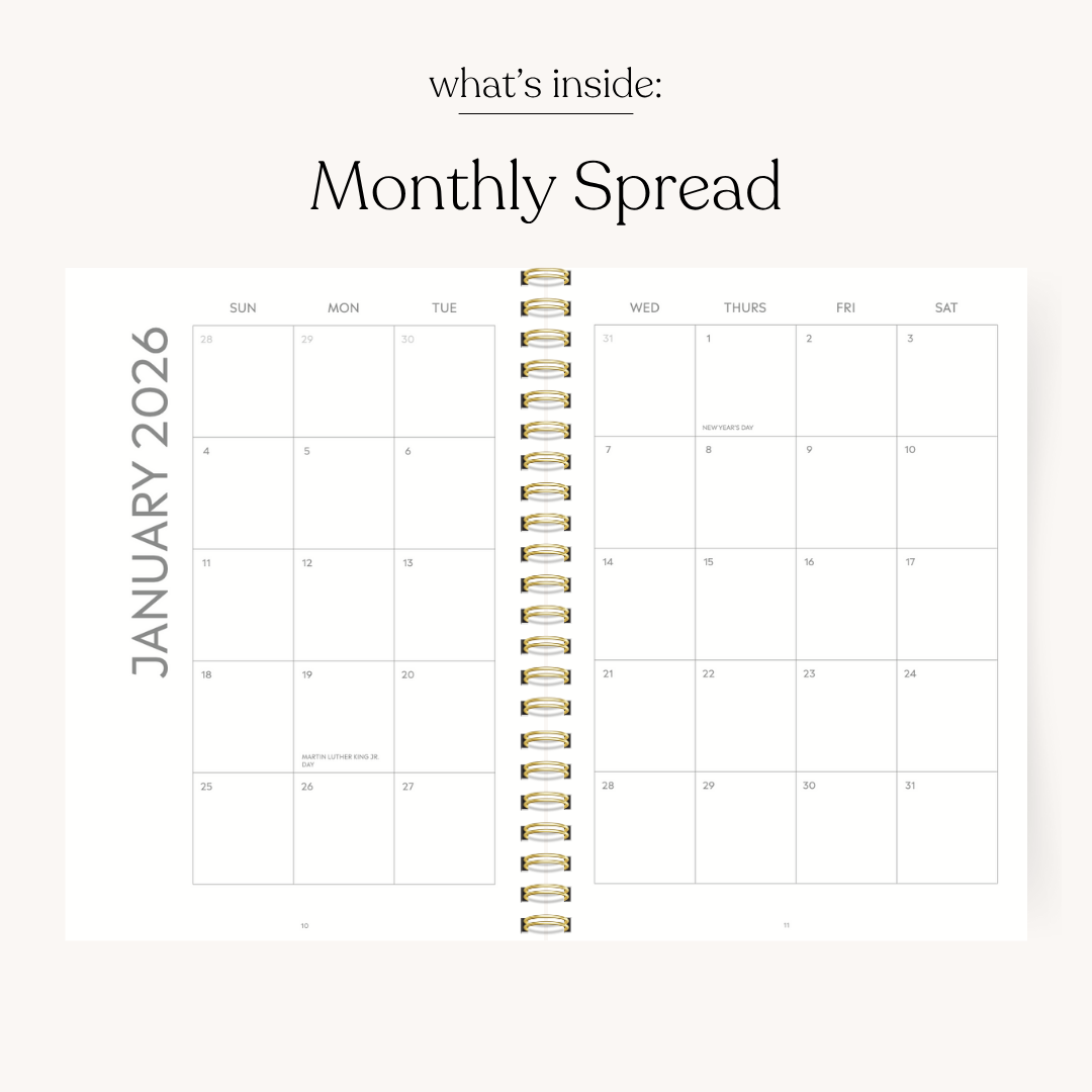 Porcelain 2026 Yearly Planner