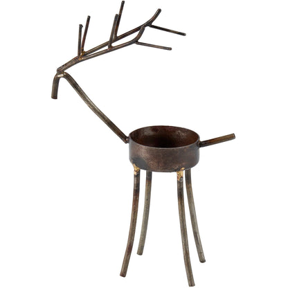 Deer Candle Holder Set