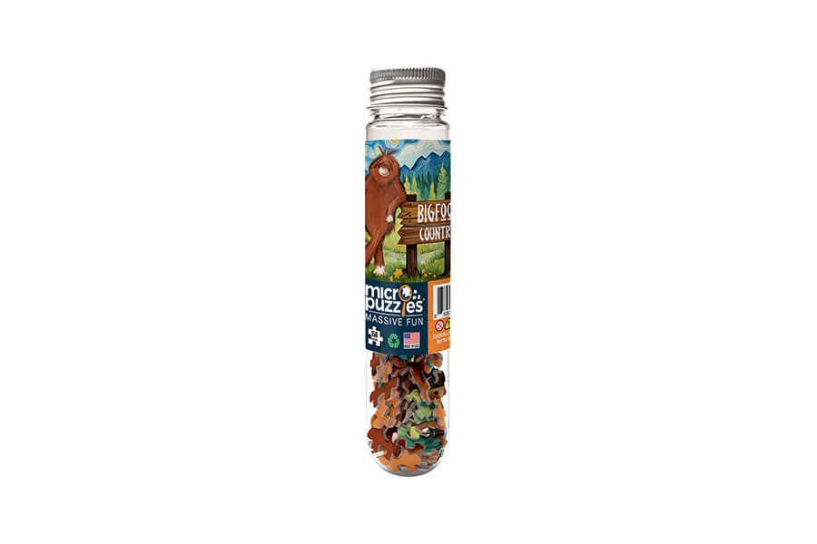 Bigfoot Country - Sasquatch Yeti Camping Wilderness Puzzle