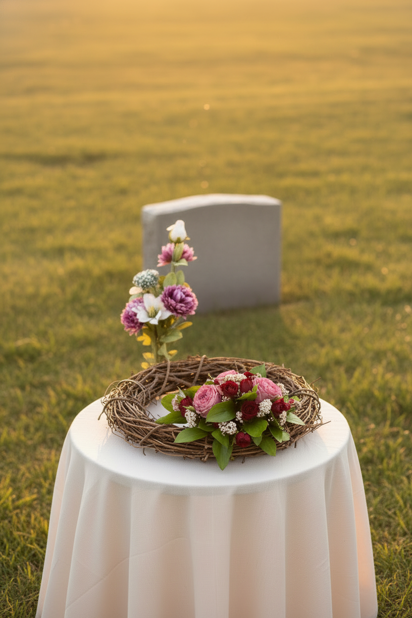 Memorial Day Gravesite Fresh Flowers
