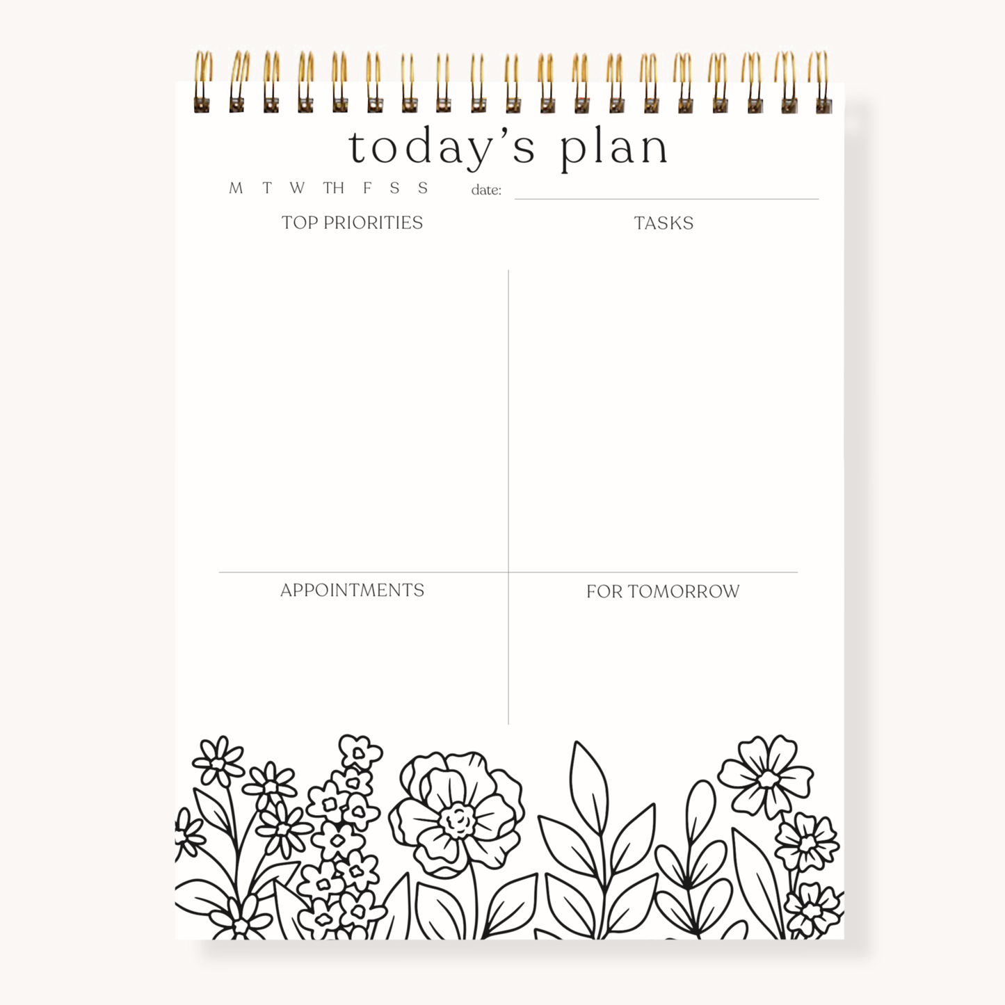 Color-In Daily Planner