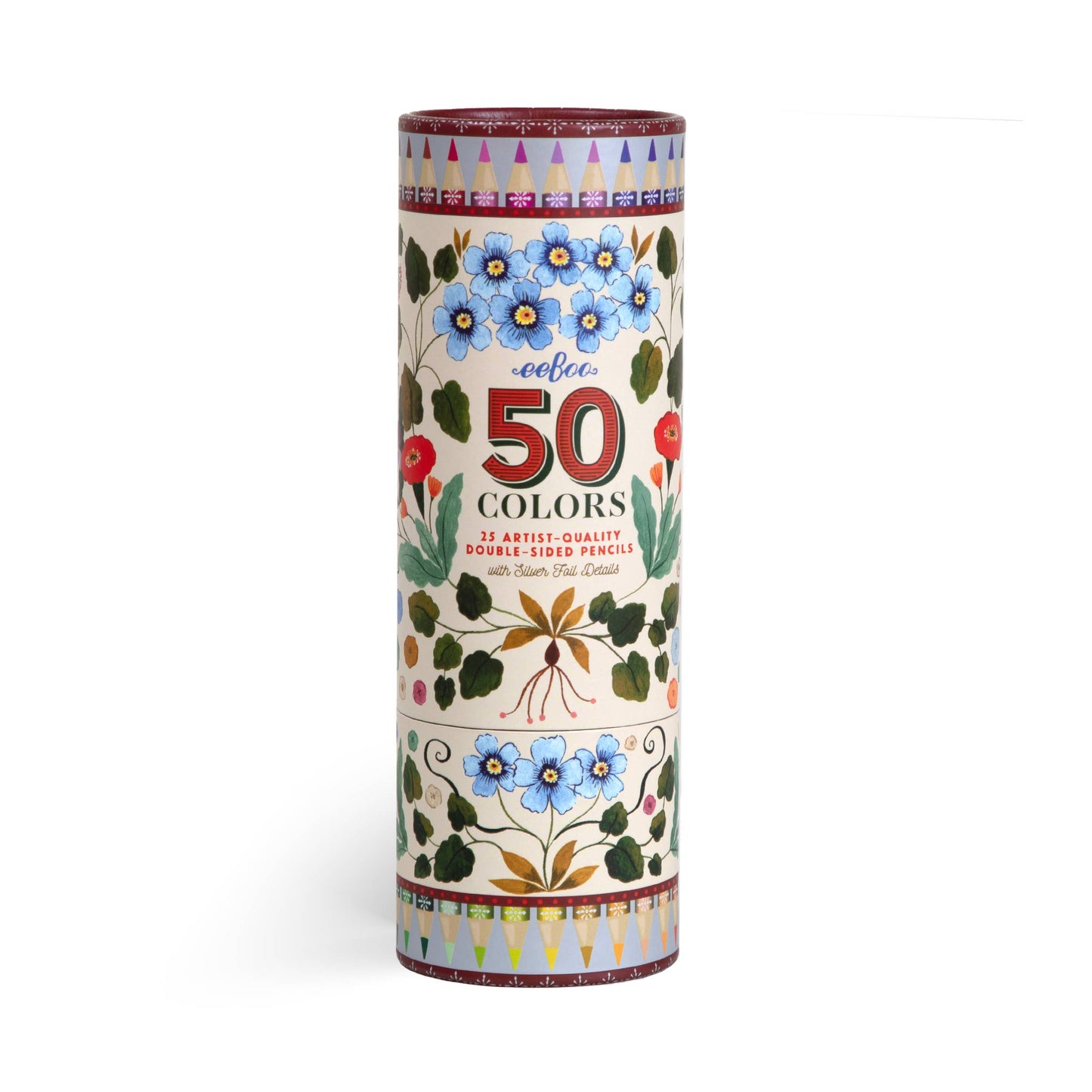 Flora's 25 Double-Sided Colored Pencils (Cream)