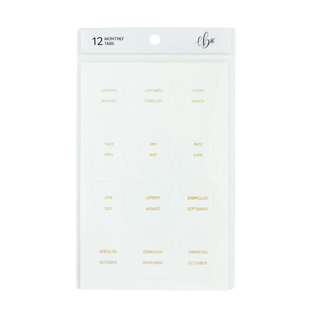 Monthly Planner Tabs