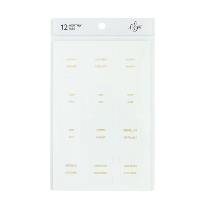 Monthly Planner Tabs