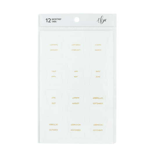 Monthly Planner Tabs