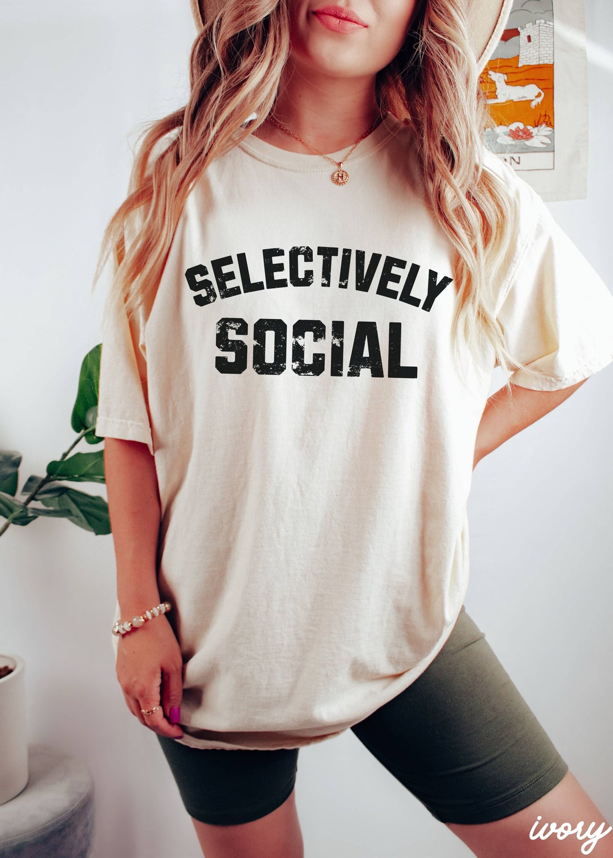 Selectively Social Tee