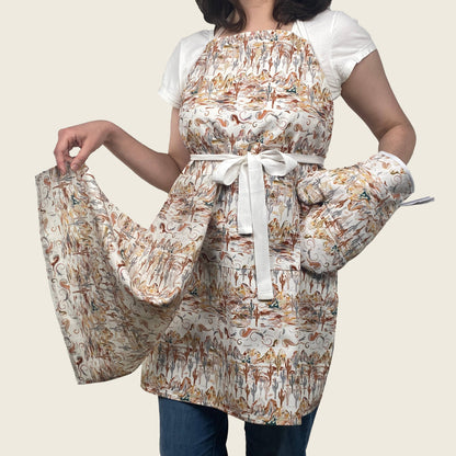 Cotton Oven Mitt - Painted Desert, Agate