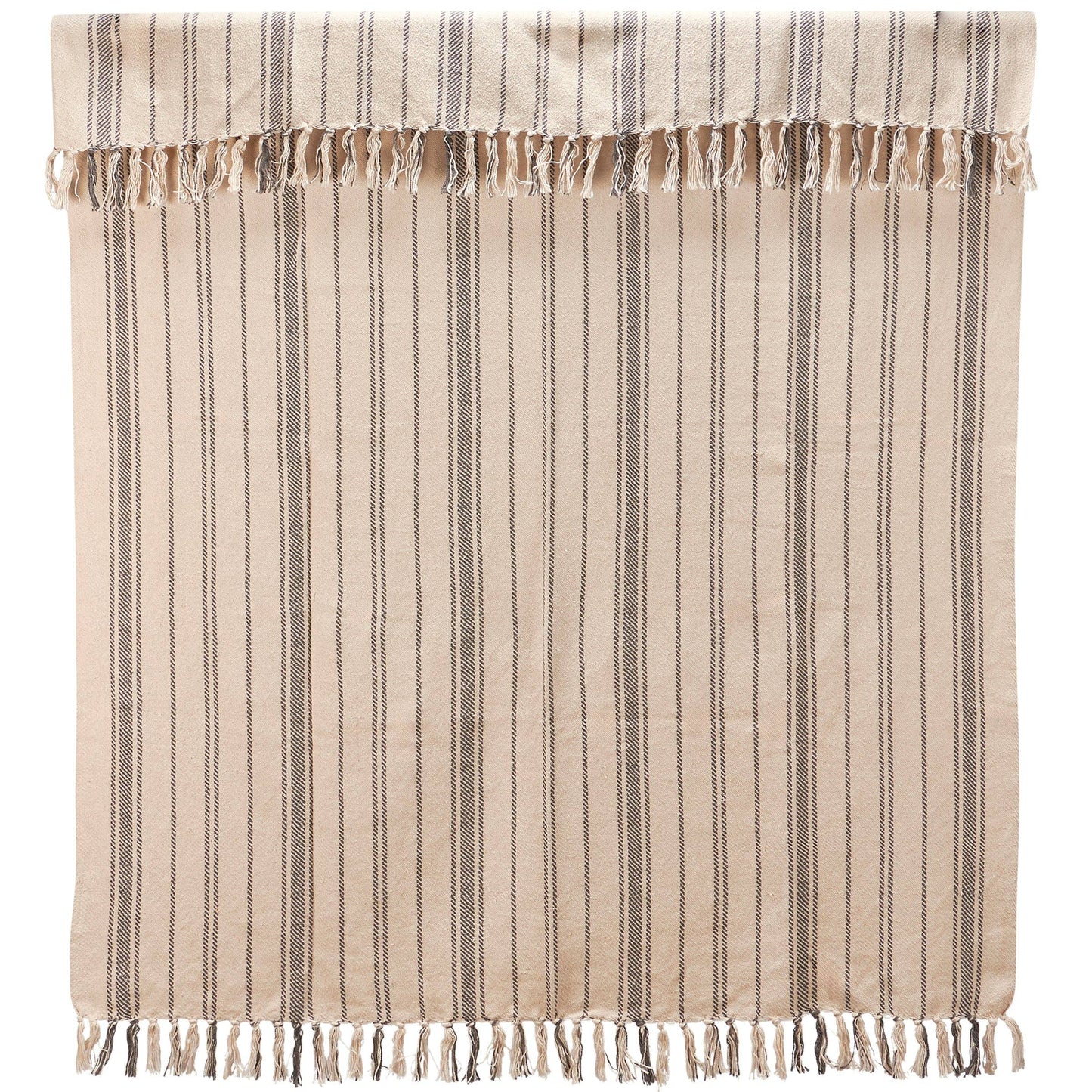 Farmhouse Stripe Throw