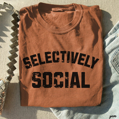 Selectively Social Tee