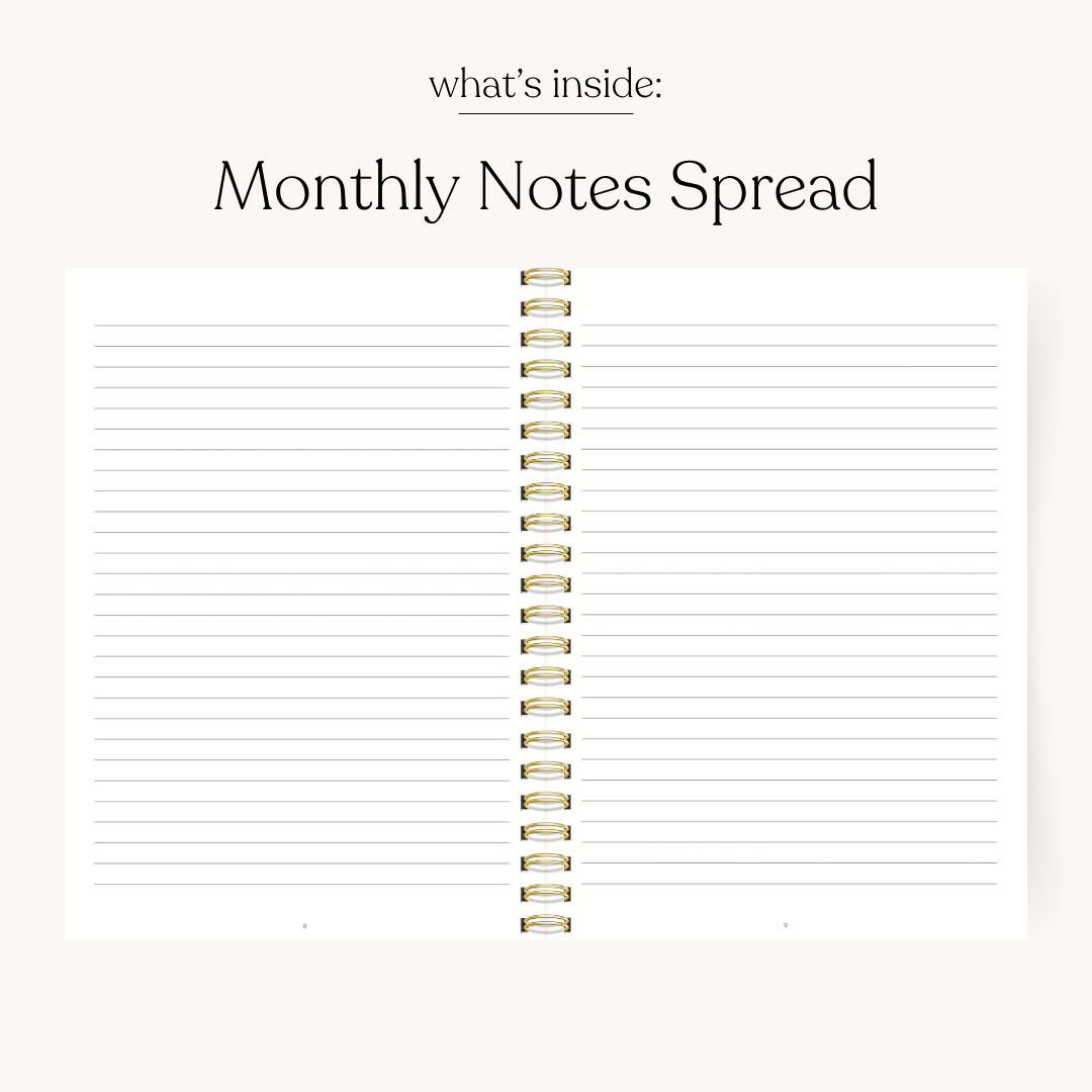 Pressed Floral 2026 Yearly Planner