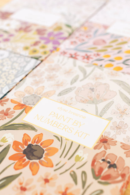 Sunny Poppies Paint By Number Kit