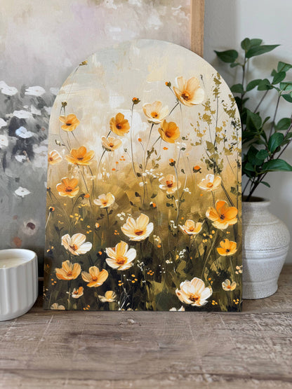 Arch Top Framed Canvas Art – Memorial & Home Décor Gift