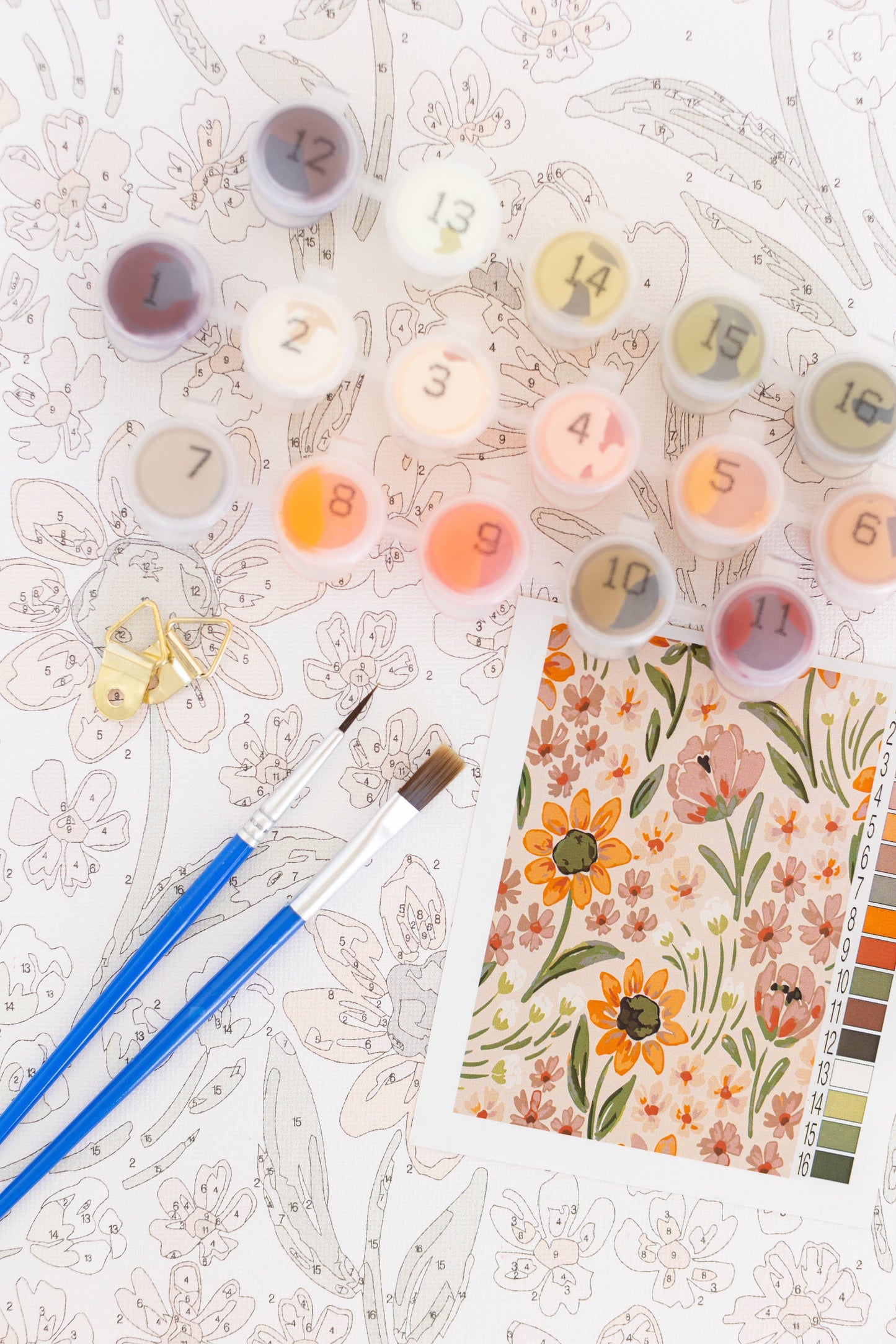 Sunny Poppies Paint By Number Kit