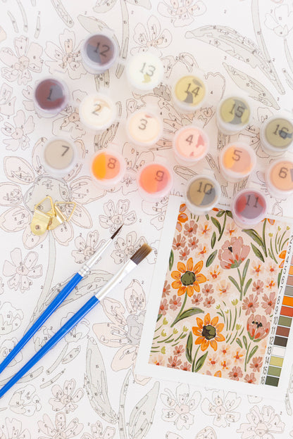 Sunny Poppies Paint By Number Kit