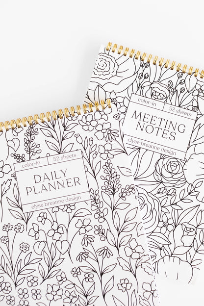 Color-In Daily Planner
